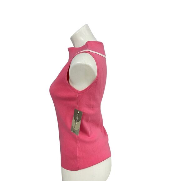 Designers Originals Top Womens Small Pink Sweater Swank Shell Work Officecore - Picture 10 of 15